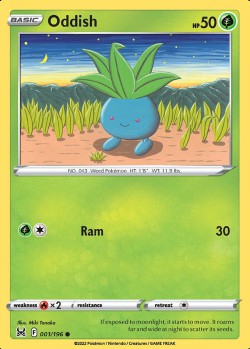 Carte Pokémon: Oddish