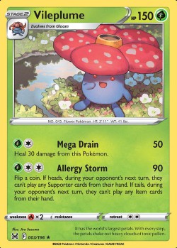 Carte Pokémon: Vileplume