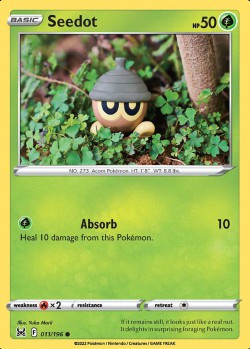 Carte Pokémon: Seedot