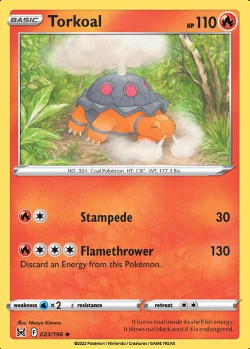 Carte Pokémon: Torkoal