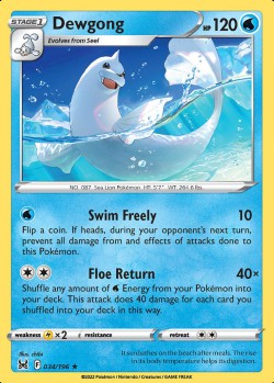 Carte Pokémon: Dewgong