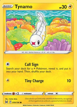 Carte Pokémon: Tynamo