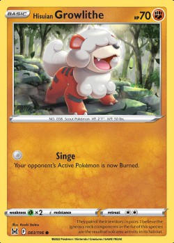 Carte Pokémon: Hisuian Growlithe