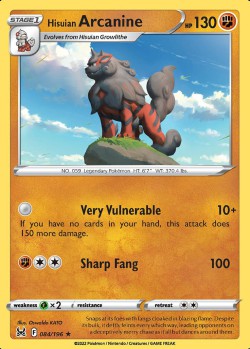 Carte Pokémon: Hisuian Arcanine