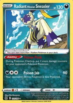 Carte Pokémon: Radiant Hisuian Sneasler