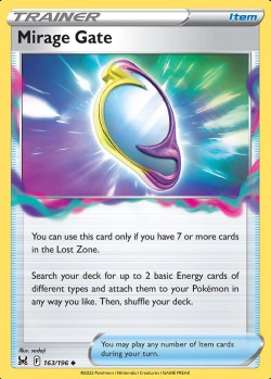 Carte Pokémon: Mirage Gate