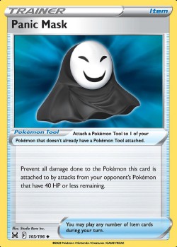 Carte Pokémon: Panic Mask