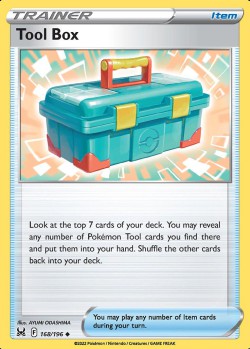 Carte Pokémon: Tool Box