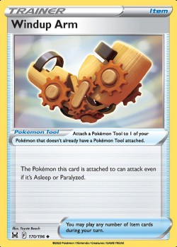 Carte Pokémon: Windup Arm