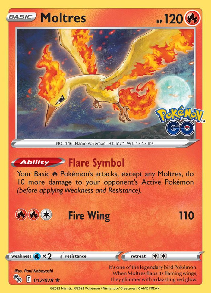 Carte Pokémon: Moltres [Sulfura]