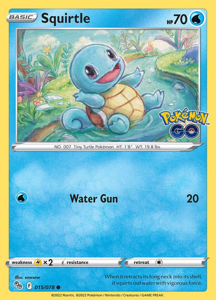 Carte Pokémon: Squirtle [Carapuce]