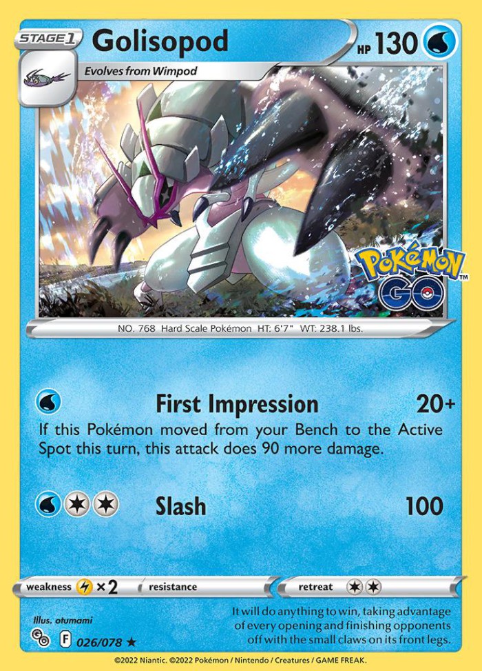 Carte Pokémon: Golisopod [Sarmuraï]