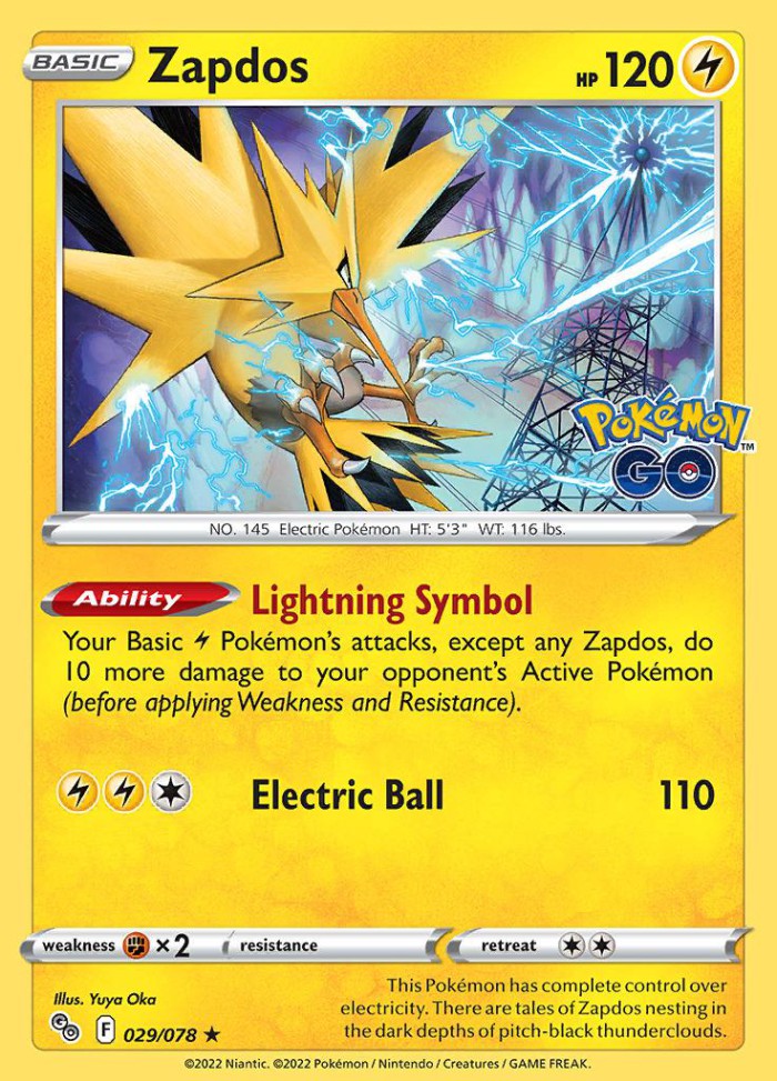 Carte Pokémon: Zapdos [Électhor]