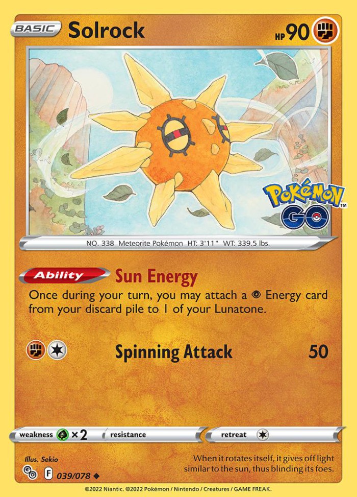 Carte Pokémon: Solrock [Solaroc]