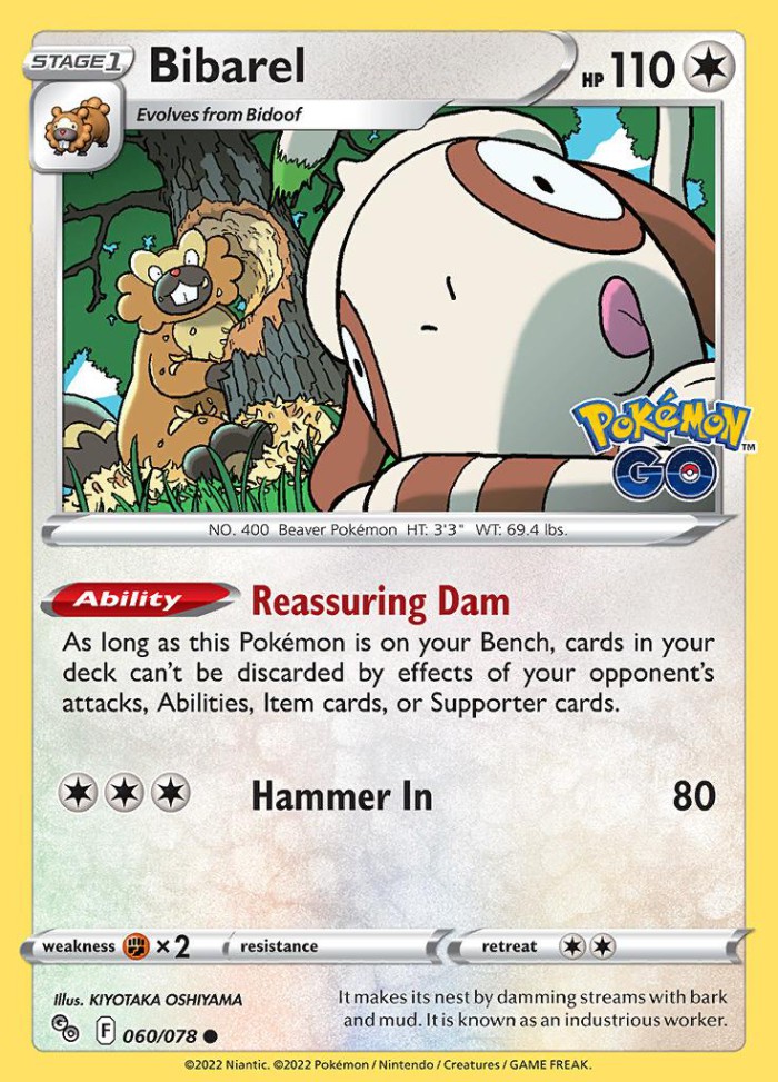 Carte Pokémon: Bibarel [Castorno]