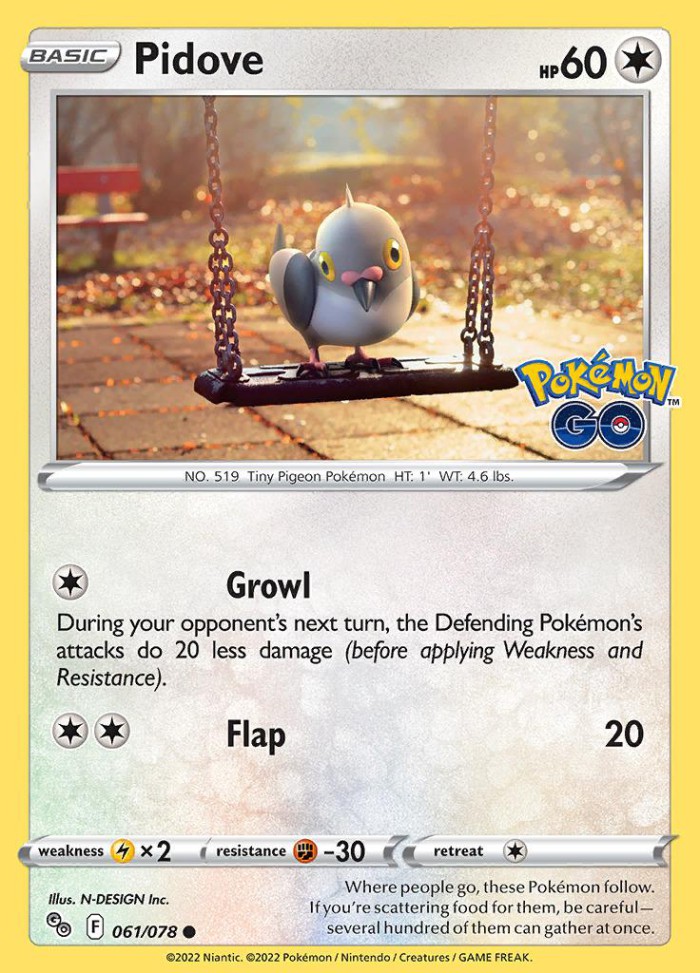 Carte Pokémon: Pidove [Poichigeon]