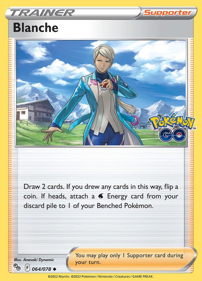 Carte Pokémon: Blanche [Capitaine d'équipe Blanche]