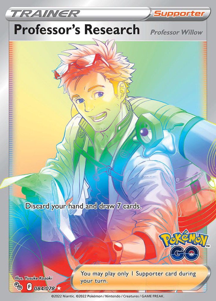 Carte Pokémon: Professor's Research [Recherches Professorales]