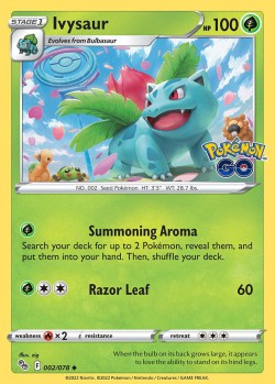 Carte Pokémon: Ivysaur