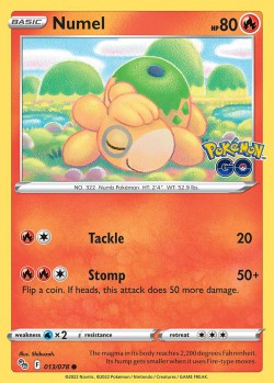 Carte Pokémon: Numel