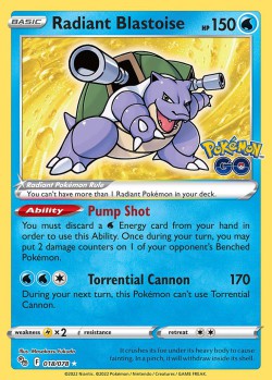 Carte Pokémon: Radiant Blastoise