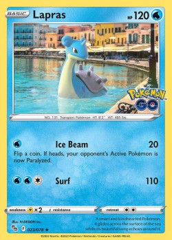 Carte Pokémon: Lapras