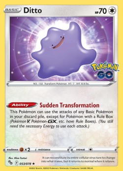 Carte Pokémon: Ditto