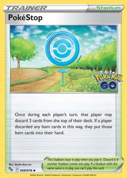 Carte Pokémon: PokéStop