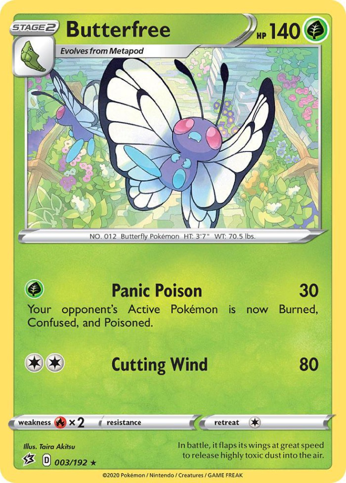 Carte Pokémon: Butterfree [Papilusion]