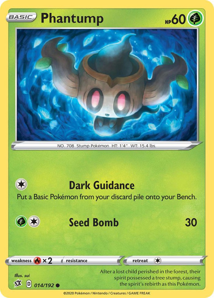 Carte Pokémon: Phantump [Brocélôme]