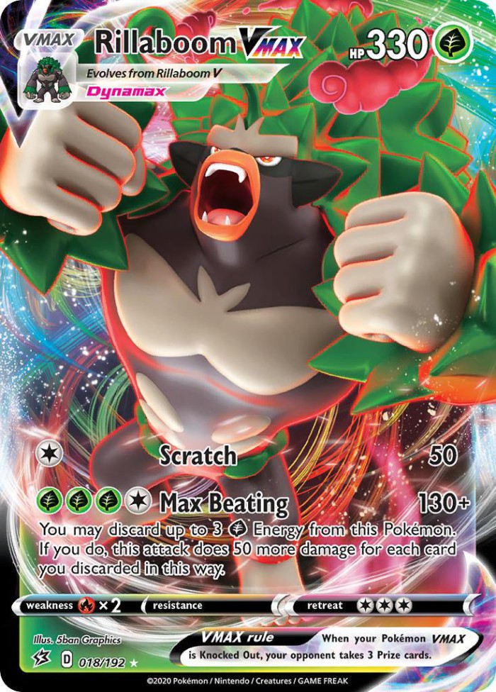 Carte Pokémon: Rillaboom VMAX [Gorythmic VMAX]