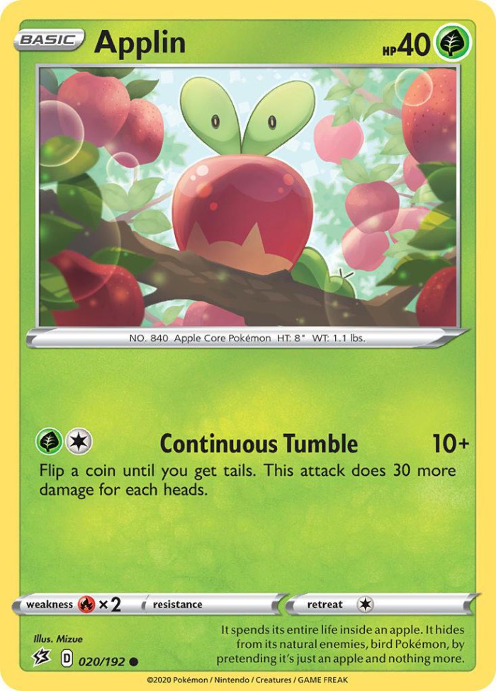 Carte Pokémon: Applin [Verpom]