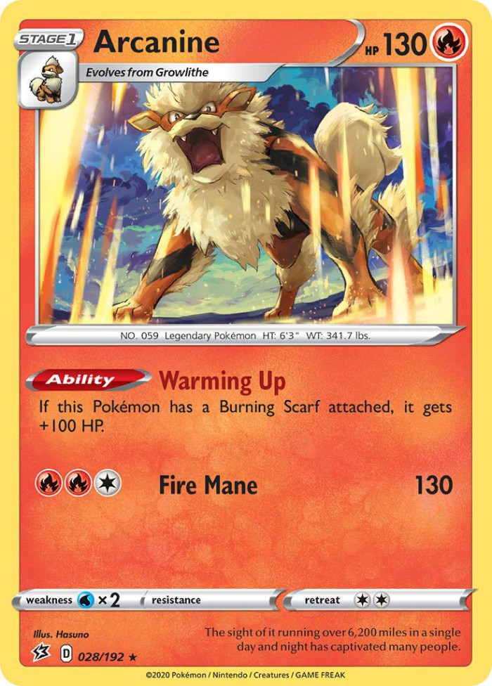 Carte Pokémon: Arcanine [Arcanin]