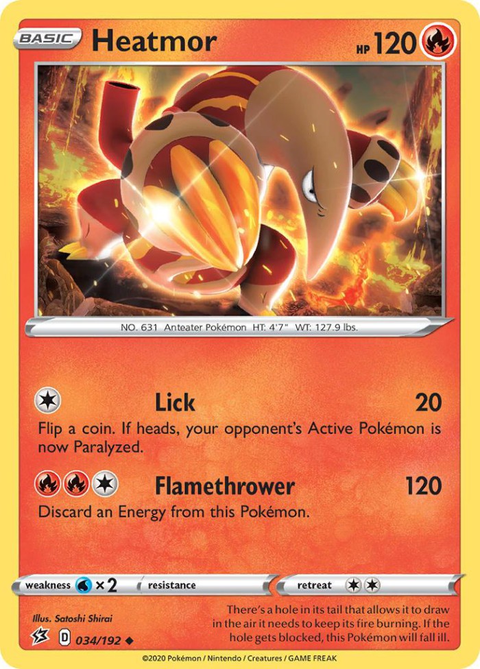 Carte Pokémon: Heatmor [Aflamanoir]