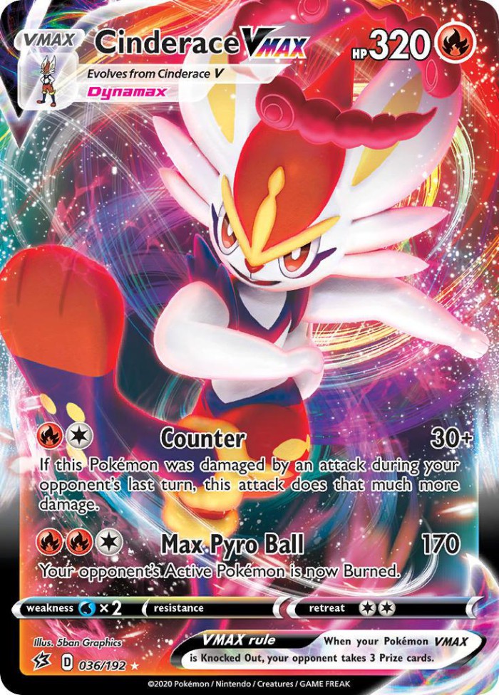 Carte Pokémon: Cinderace VMAX [Pyrobut VMAX]