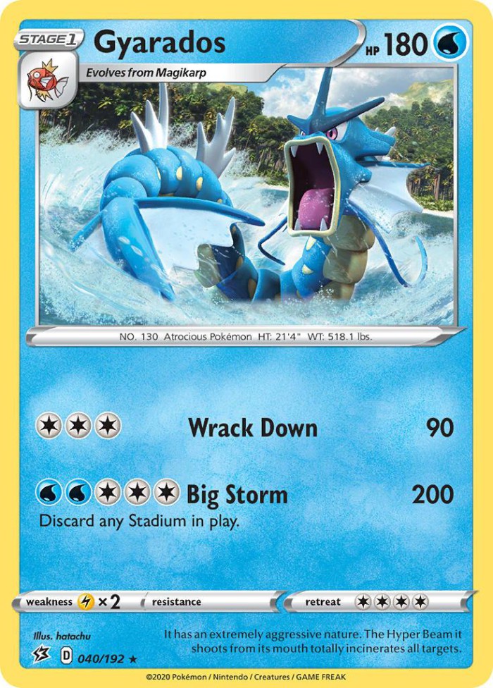 Carte Pokémon: Gyarados [Léviator]