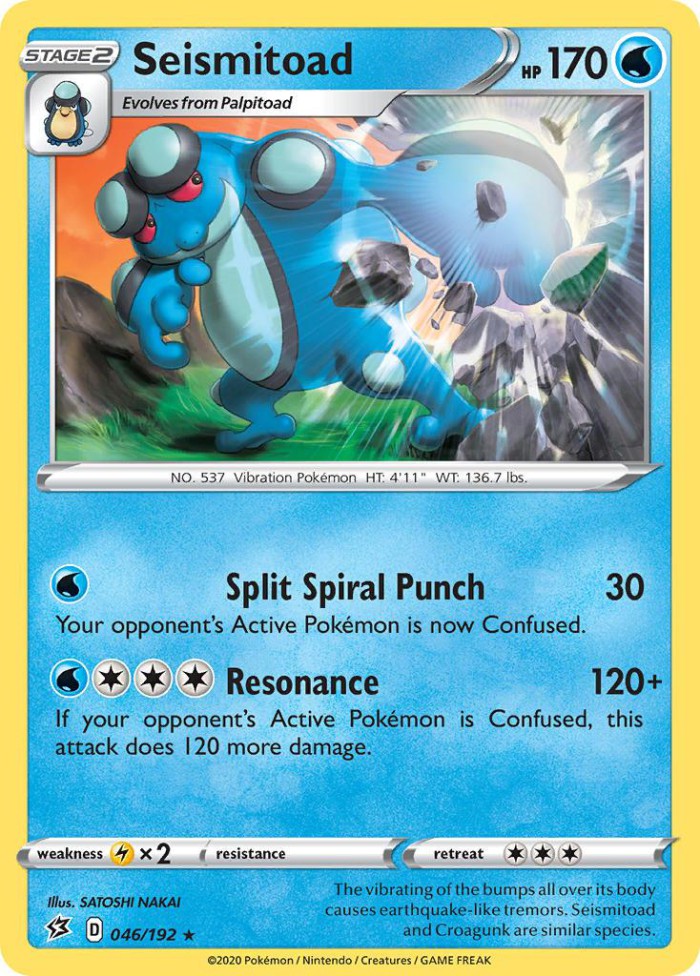 Carte Pokémon: Seismitoad [Crapustule]