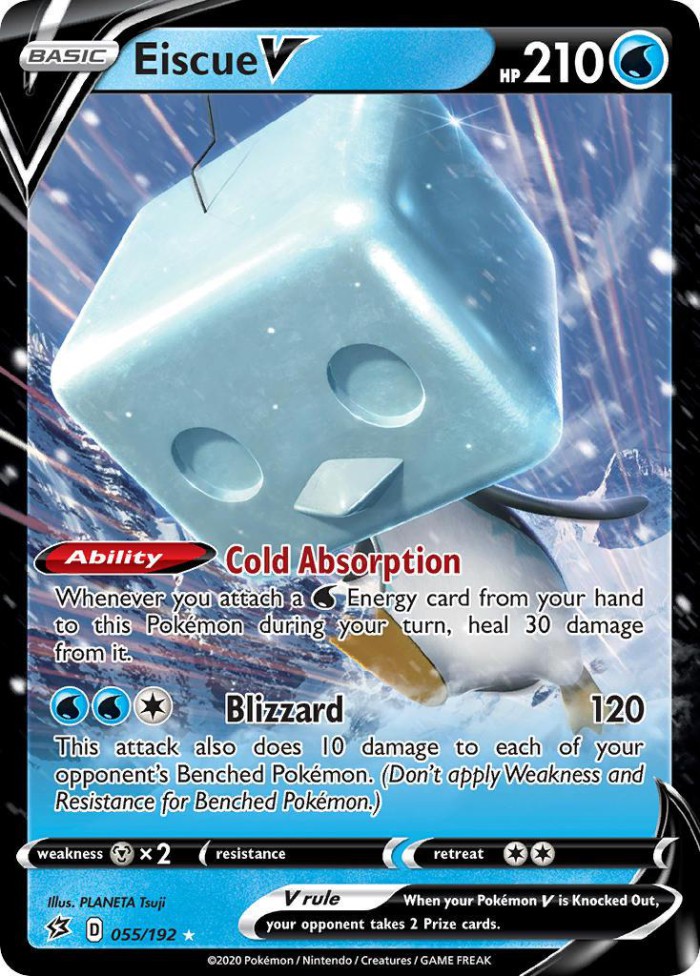 Carte Pokémon: Eiscue V [Bekaglaçon V]