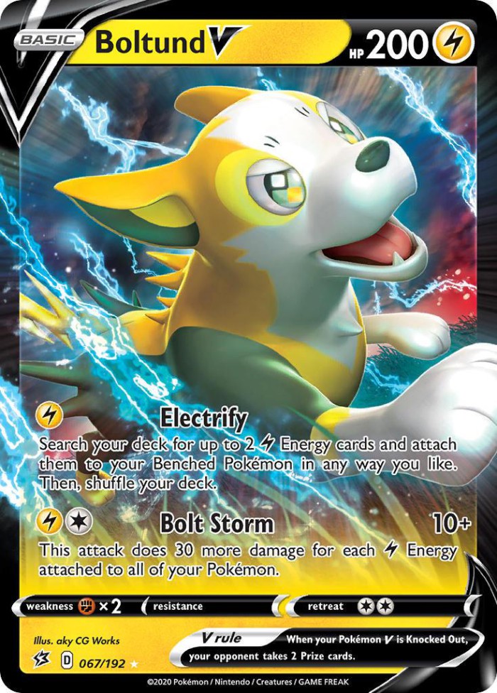 Carte Pokémon: Boltund V [Fulgudog V]