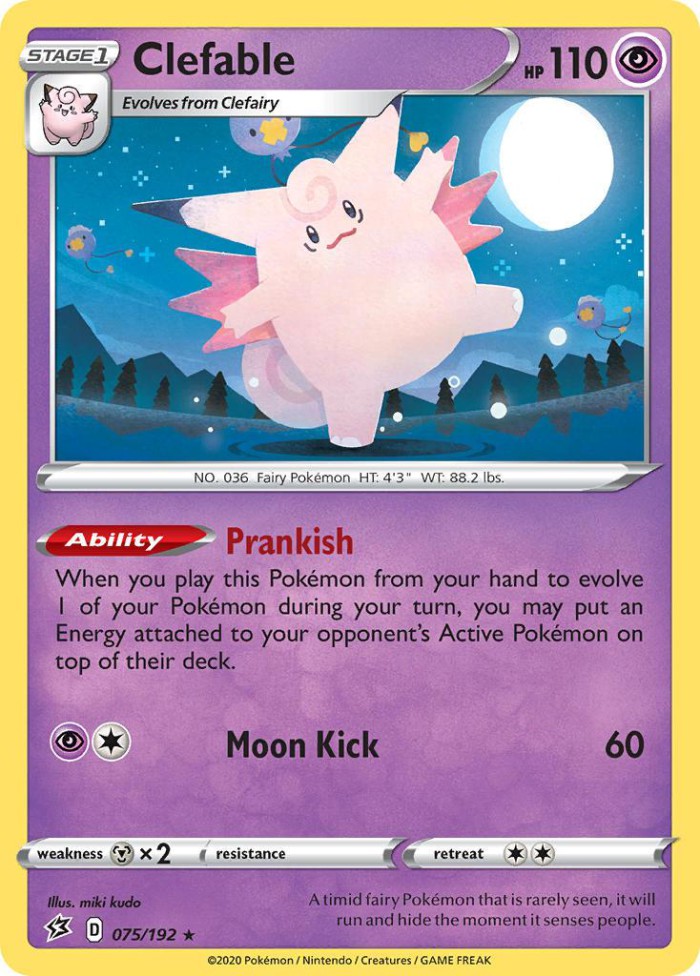 Carte Pokémon: Clefable [Mélodelfe]