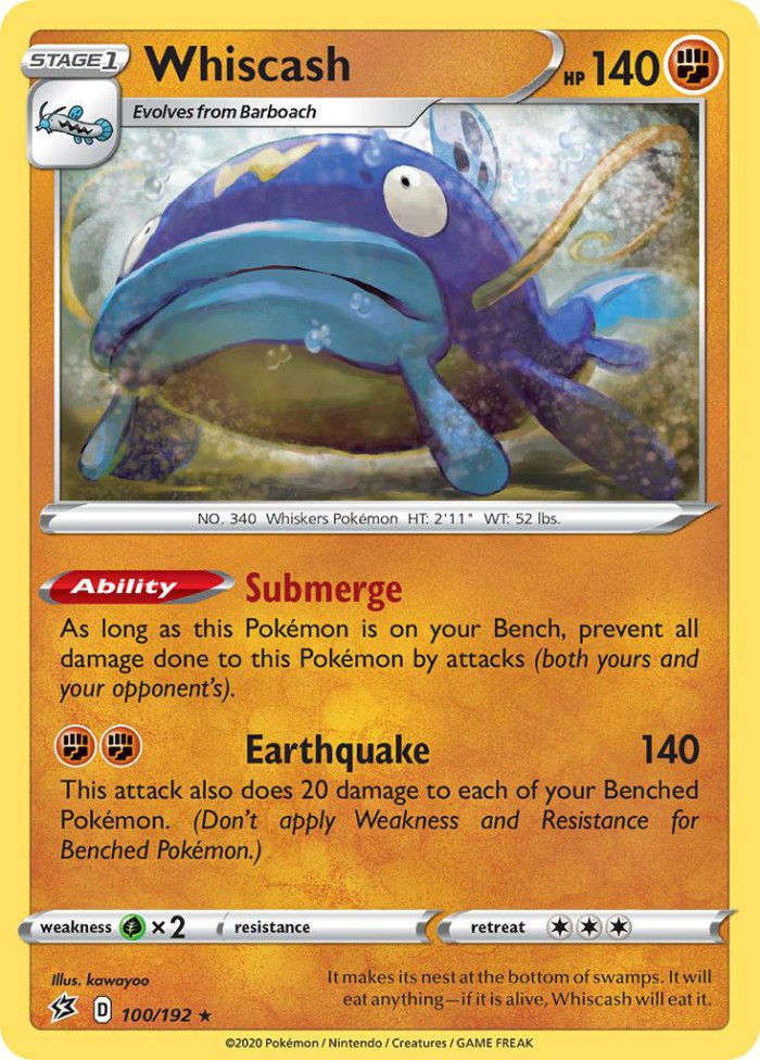 Carte Pokémon: Whiscash [Barbicha]