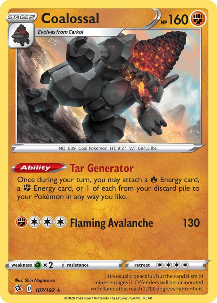 Carte Pokémon: Coalossal [Monthracite]