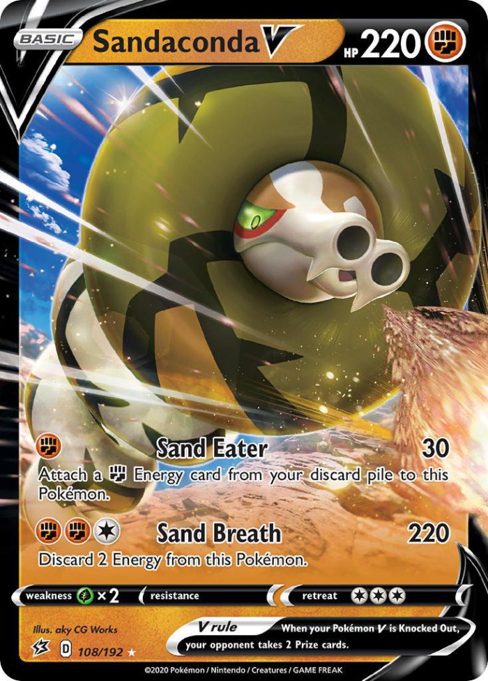 Carte Pokémon: Sandaconda V [Dunaconda V]