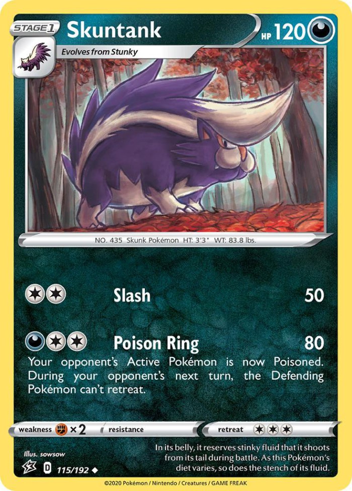 Carte Pokémon: Skuntank [Moufflair]