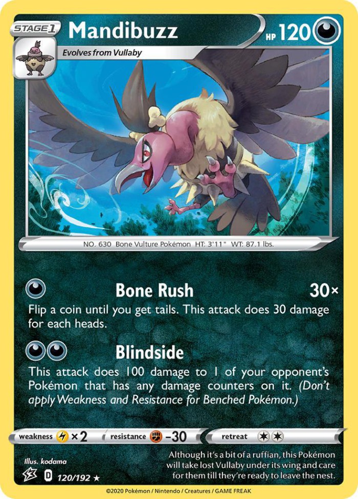 Carte Pokémon: Mandibuzz [Vaututrice]