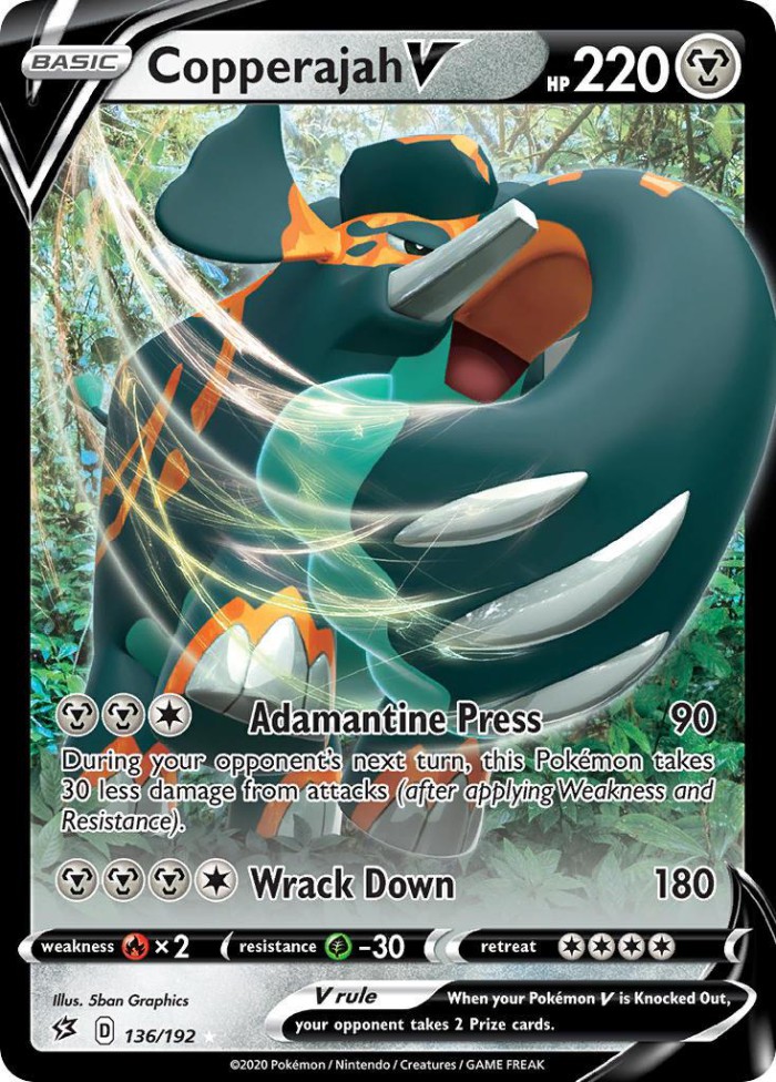 Carte Pokémon: Copperajah V [Pachyradjah V]