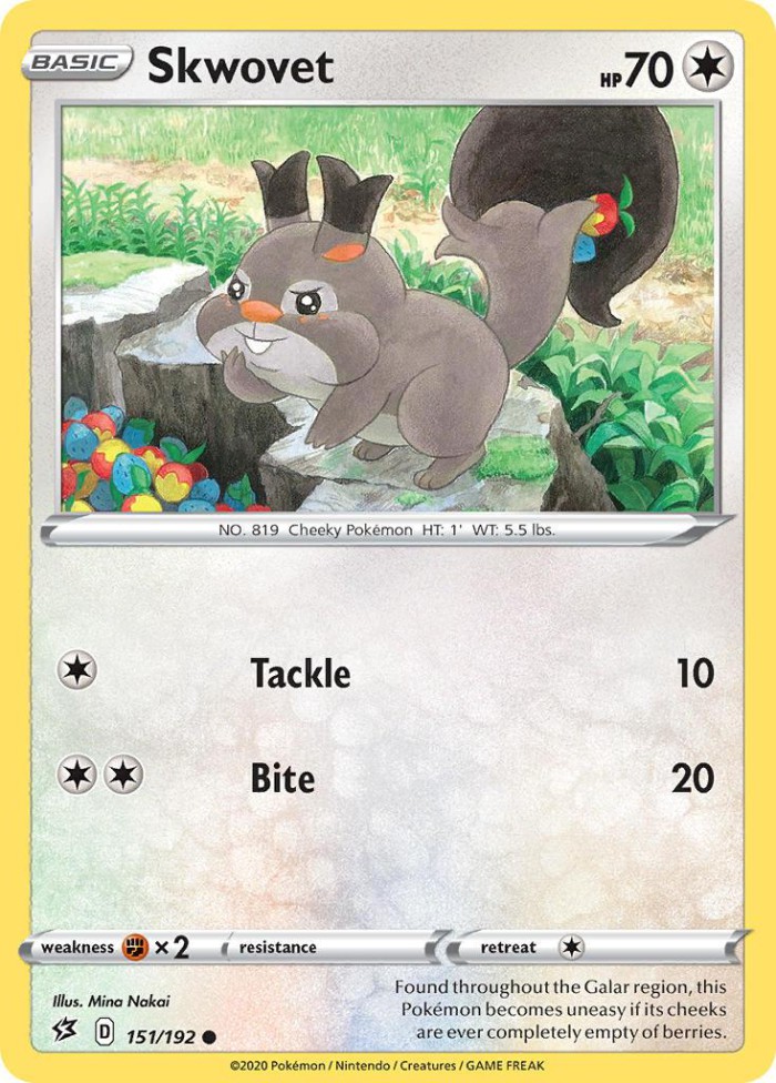 Carte Pokémon: Skwovet [Rongourmand]