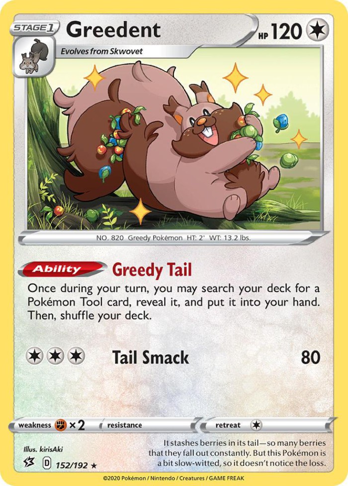 Carte Pokémon: Greedent [Rongrigou]