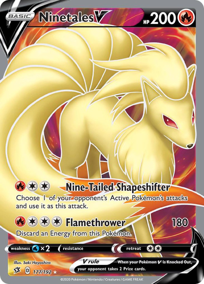 Carte Pokémon: Ninetales V [Feunard V]