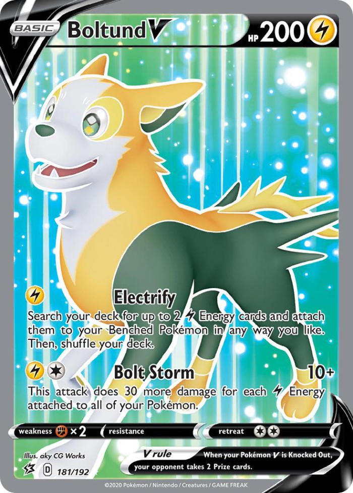 Carte Pokémon: Boltund V [Fulgudog V]